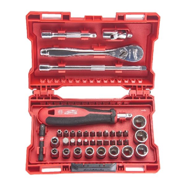 1/4" RATCHET, DRIVER & SOCKET SET