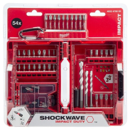 Milwaukee 54-Piece Shockwave Impact Duty Accessory Set