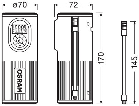 Osram TYREinflate 2000 OTIR2000