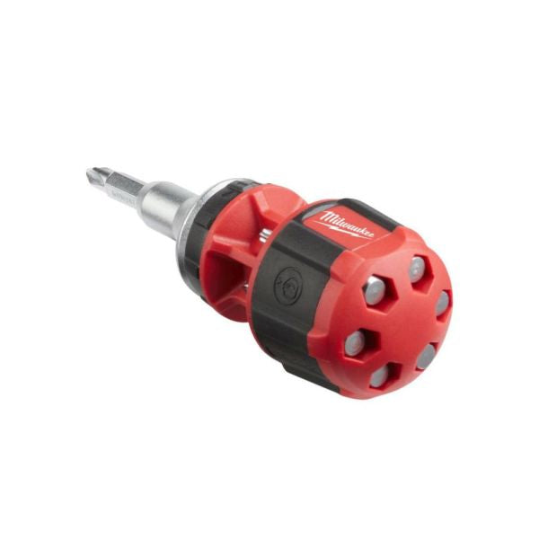 8 IN 1 COMPACT RATCHETING MULTI-BIT SCREWDRIVER